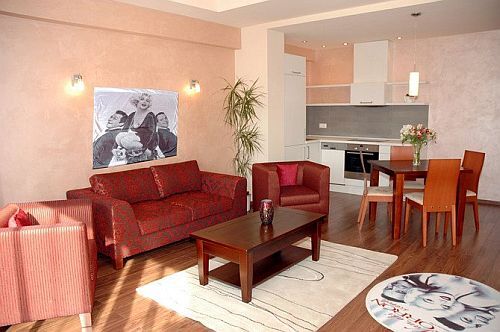 Hotell Wellness Bliss mitt i Budapest - välrustade apartements med luftkonditionering 