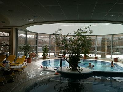 Spabad med medicinsk vatten i Thermal Hotel Visegrad